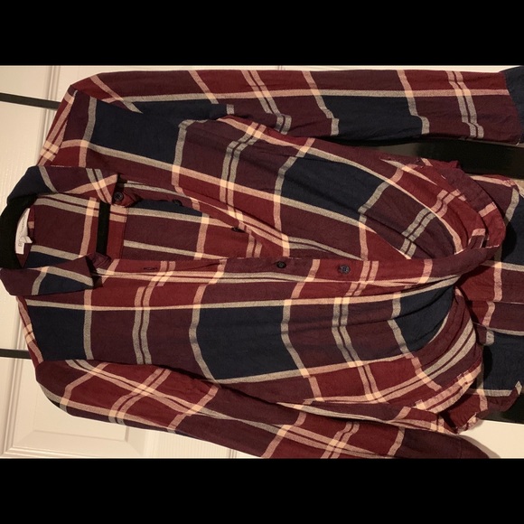 BCBGeneration flannel top - Picture 3 of 5